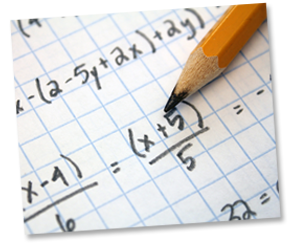 A pencil doing a sum